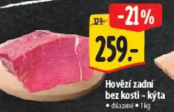 Albert Hovězí zadní bez kosti - kýta nabídka