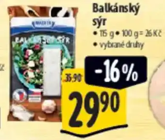 Albert Balkánský sýr nabídka