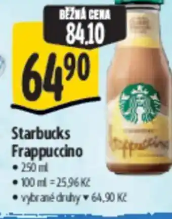 Albert Starbucks Frappuccino nabídka