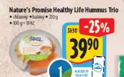 Albert Nature's Promise Healthy Life Hummus Trio nabídka