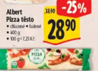 Albert Albert Pizza těsto nabídka