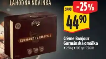 Albert Crème Bonjour Gurmánská omáčka nabídka