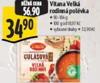 Albert Vitana Velká rodinná polévka nabídka