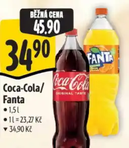 Albert Coca-Cola/ Fanta nabídka