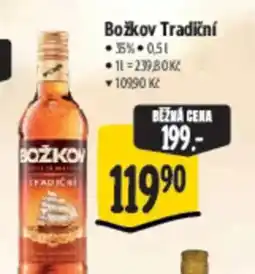 Albert Božkov Tradiční nabídka