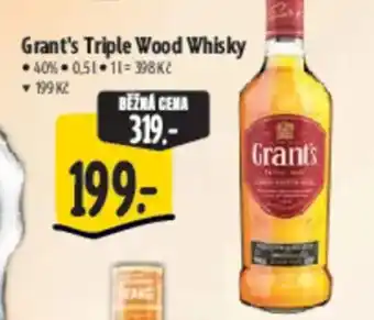 Albert Grant's Triple Wood Whisky nabídka