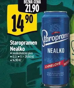 Albert Pivo staropramen nealko nabídka