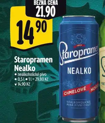 Albert Pivo staropramen nealko nabídka