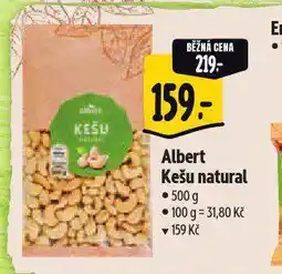 Albert Kešu natural nabídka