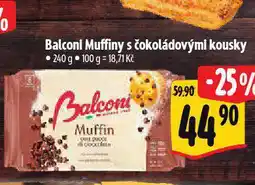 Albert Balconi muffiny s čokoládovými kousky nabídka