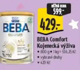 Albert BEBA Comfort Kojenecká výživa nabídka