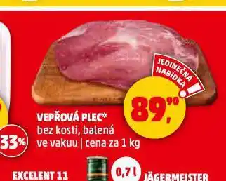 Penny Market Vepřová plec bez kosti nabídka