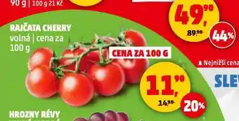 Penny Market Rajčata cherry nabídka