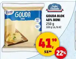 Penny Market Gouda blok 48% boni nabídka