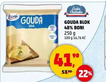 Penny Market Gouda blok 48% boni nabídka