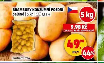 Penny Market Brambory konzumní pozdní nabídka