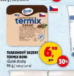 Penny Market Tvarohový dezert termix boni nabídka