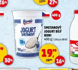 Penny Market Smetanový jogurt bílý boni nabídka