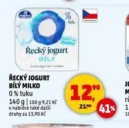 Penny Market Řecký jogurt bílý milko nabídka