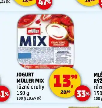 Penny Market Jogurt müller mix nabídka