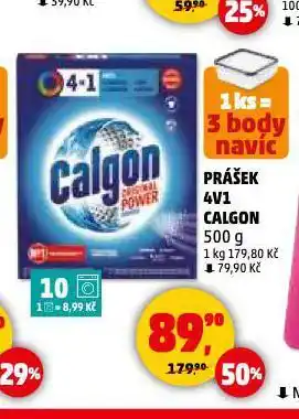 Penny Market Calgon prášek 4v1 nabídka