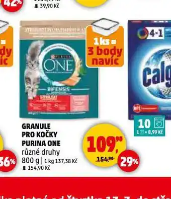 Penny Market Purina one granule pro kočky nabídka