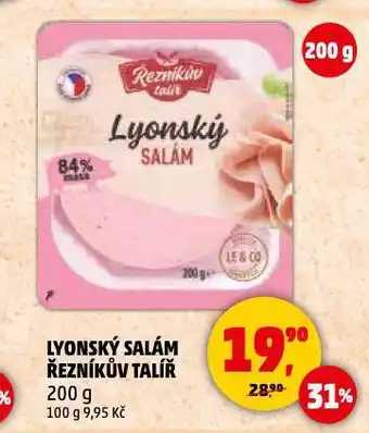 Penny Market Lyonský salám nabídka