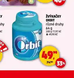 Penny Market Orbit žvýkačky nabídka