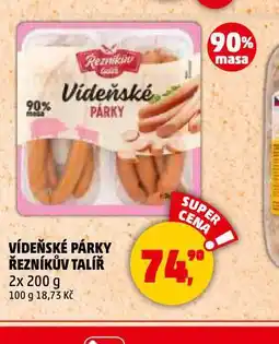 Penny Market Vídeňské párky nabídka