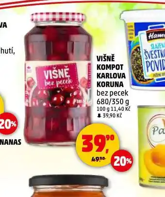 Penny Market Višně kompot nabídka