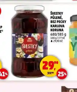 Penny Market Švestky půlené bez pecky nabídka