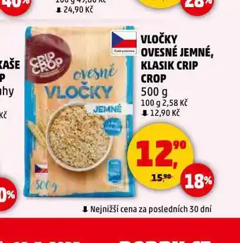 Penny Market Vločky jemné, klasik crip crop nabídka