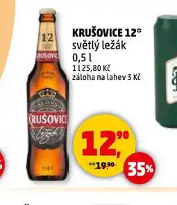 Penny Market Pivo krušovice 12 královský ležák nabídka