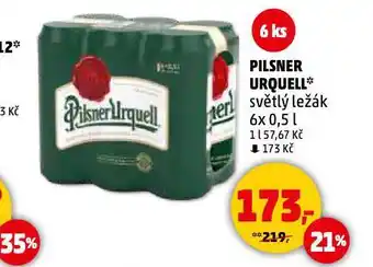 Penny Market Pivo pilsner urquell nabídka