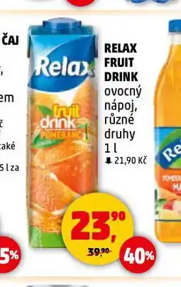 Penny Market Relax fruit drink nabídka