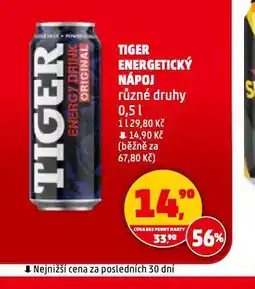 Penny Market Tiger energetický nápoj nabídka