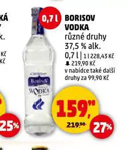 Penny Market Borisov vodka nabídka