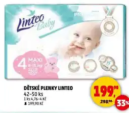 Penny Market Linteo dětské plenky nabídka