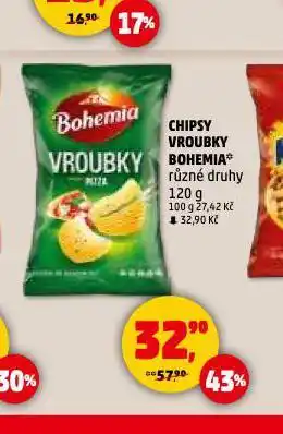 Penny Market Chipsy vroubky bohemia nabídka