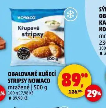 Penny Market Obalované stripsy nowaco nabídka