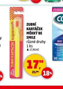 Penny Market Zubní kartáček měkký be smule nabídka