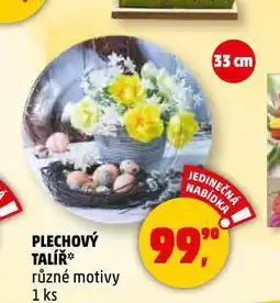 Penny Market Plechový talíř nabídka