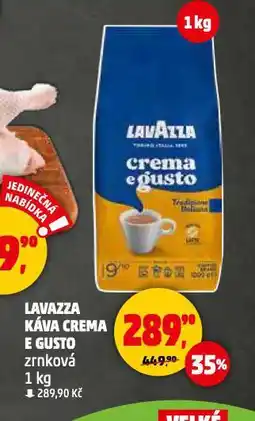 Penny Market Lavazza káva crema e gusto zrnková nabídka