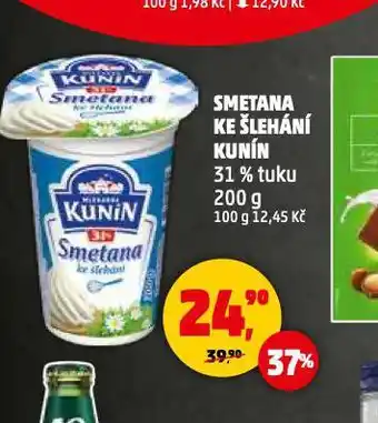 Penny Market Kunín smetana ke šlehání 31% nabídka