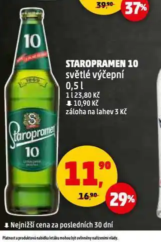 Penny Market Pivo staropramen 10 nabídka