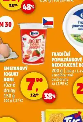 Penny Market Smetanový jogurt boni nabídka