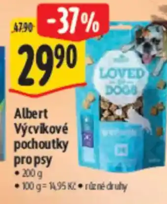 Albert Albert Výcvikové pochoutky propsy nabídka