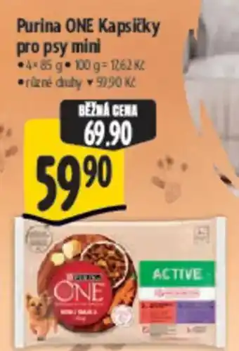 Albert Purina ONE Kapsičky pro psy mini nabídka