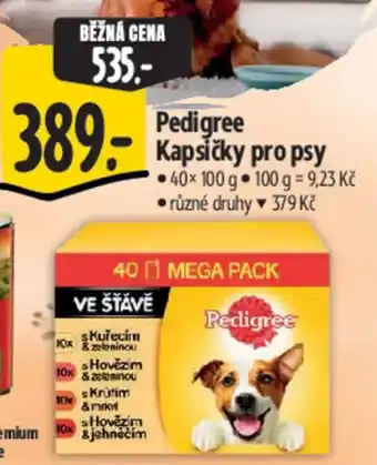 Albert Pedigree Kapsičky pro psy nabídka