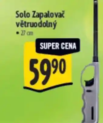 Albert Solo Zapalovač větruodolný nabídka